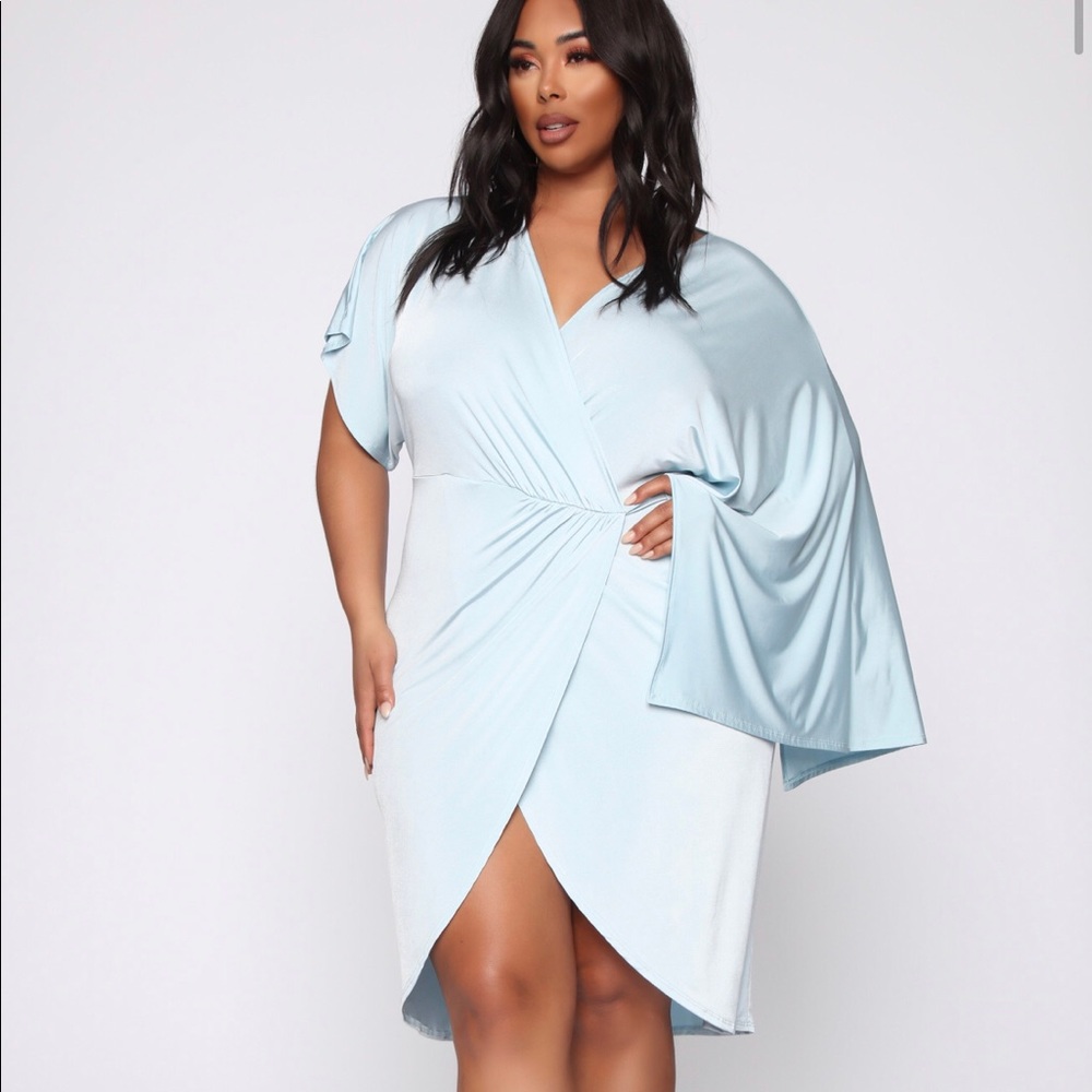 Fashion Nova Crazy For You Midi Dress | 1X